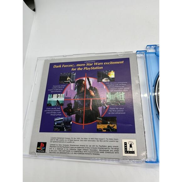 Sony PlayStation 1 PS1 Star Wars Rebel Assault II 2 Manual Tested Working Nice - Picture 10 of 10